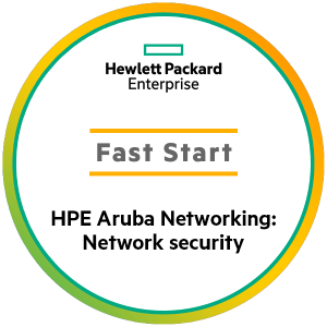 <hpe hpe-modal-id="badge2">HPE Aruba Networking: Network security</hpe>