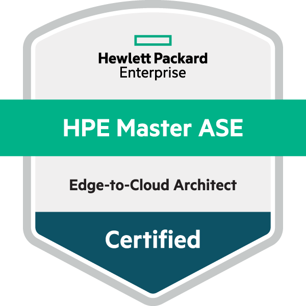 HPE Master ASE<br>Edge-to-Cloud Architect