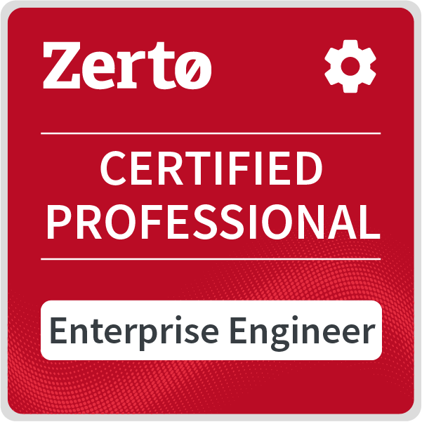 Zerto certified professional