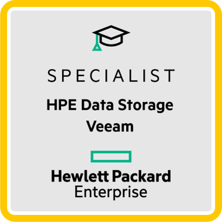 Specialist – HPE Data Storage Veeam
