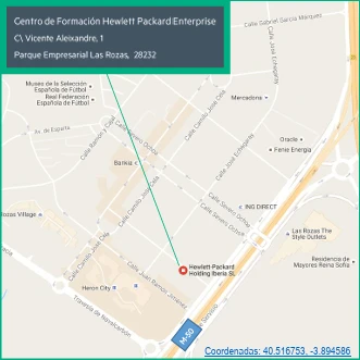 Instrucciones: Como llegar al Centro de Formación de Las Rozas