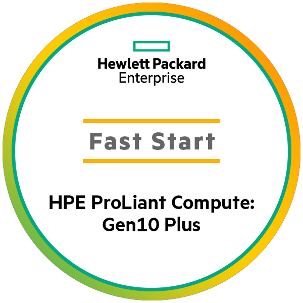 Fast Start – HPE ProLiant Gen10 Plus