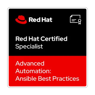 Red Hat® Certified Specialist in Advanced Automation: Ansible Best Practices